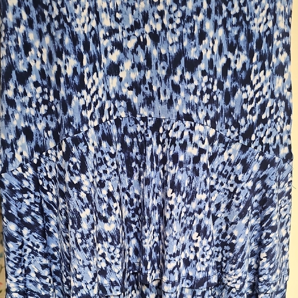 Michael Kors Blue and White  Dress - Picture 5 of 9